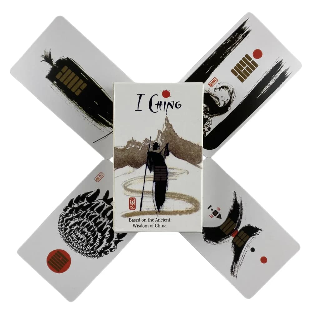 I Ching Tarocchi Saggezza della Cina Un 64 Oracle Visioni inglesi Divinazione Edizione Mazzo Borad Giochi di gioco
