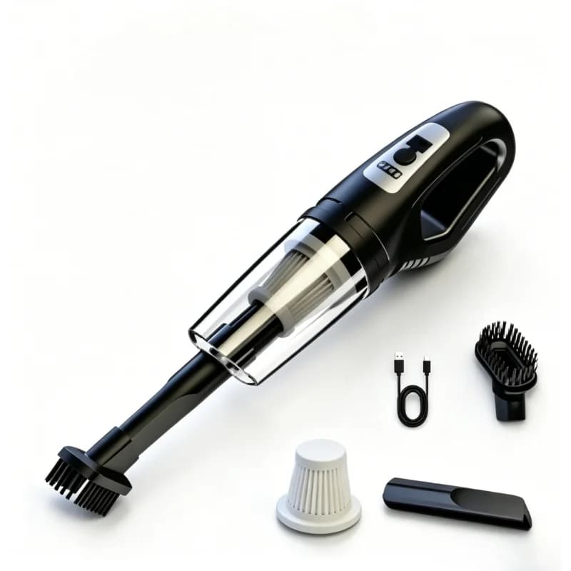 120W Cordless Handheld Vacuum Cleaner USB Rechargeable Strong Suction for Car Home Office Pet Hair