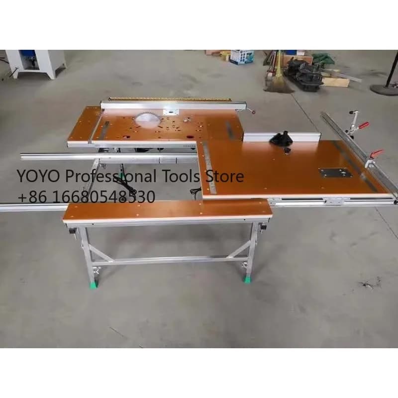 Sega da Tavolo Multifunzione di Alta Precisione 6GF, Macchina Portatile per Taglio di Pannelli in Legno