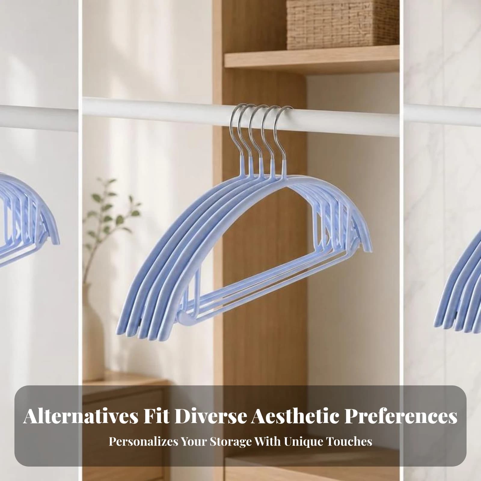 Trouser Hanger Rounded Profile Semicircular Clothes Hanger Space Saving Pant Rack Slim