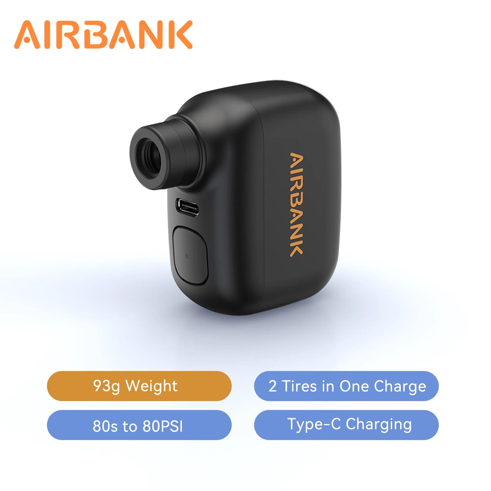 Mini 100PSI 5V Rechargeable Electric Air Inflator Portable Bike Pump Type C bicycle accessories for bicycle tires Schrader Presta.