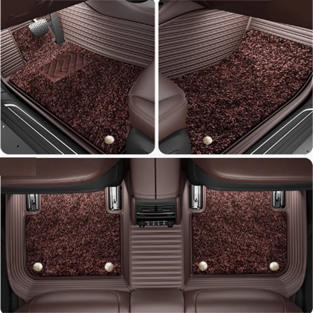 Custom 5D Car Mats for Volvo XC90 Car Mats Floor Covers Double Layer Cover