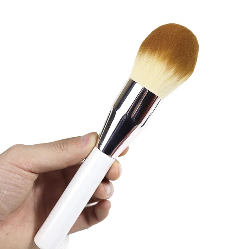 brochas maquillaje Pennello grande per cipria in polvere Capelli morbidi Crema liquida Trucco in polvere Fard Pennello per contorno Cosmetici Strumenti di bellezza