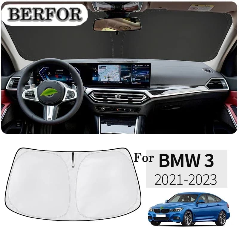 Per BMW Serie 3 G20 G28 2021-2023 Auto Nano-Isolat Parabrezza Parasole Finestra Anteriore Parasole Visiera Accessori Per Interni Auto