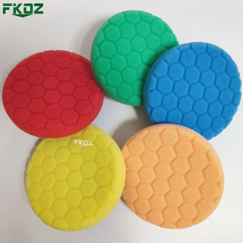 1 PCS 6/7 Pollici Spugna Lucidatore Per Auto Tamponi Per Ceratura Kit di Lucidatura per Barca Auto Polacco Buffer Ruota Lucidatura Rimuove Graffi