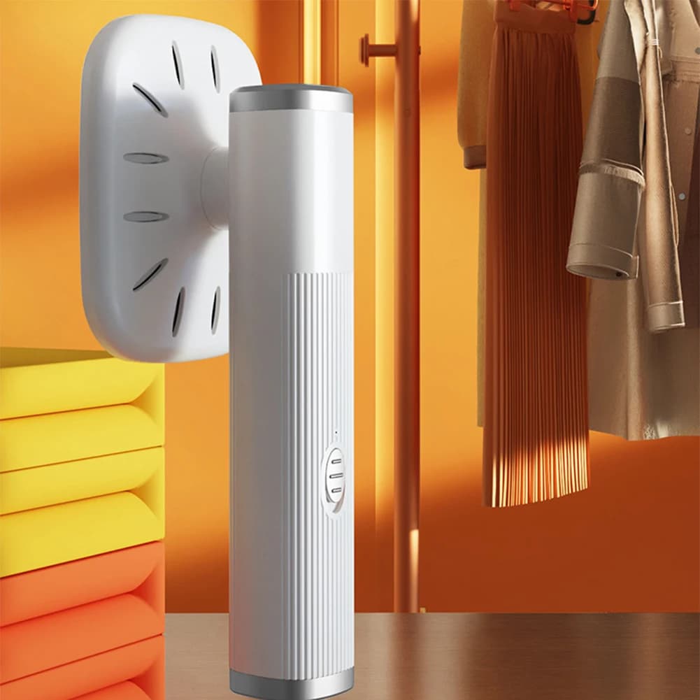 Ferro da Stiro Portatile 360 ° Ferro da Stiro a Vapore Secco e Umido, Alimentato USB, Piccolo Stiratore a Vapore per Tessuti e Vestiti