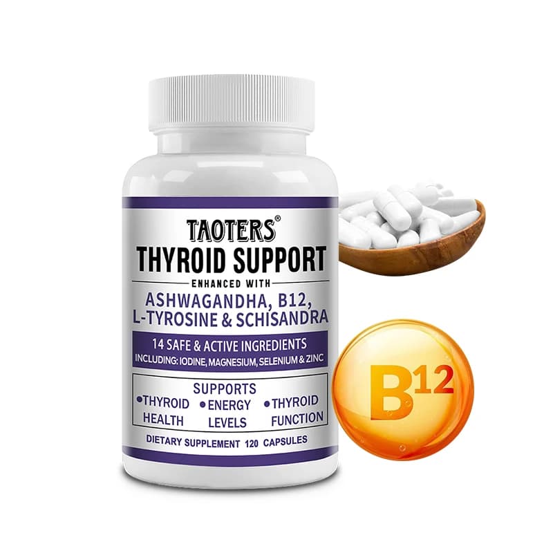 Tiroid Support Integrator - L-Tirosina and Ashwagandha, Promotes Memory, Cognitive Health, Energy and Concentration