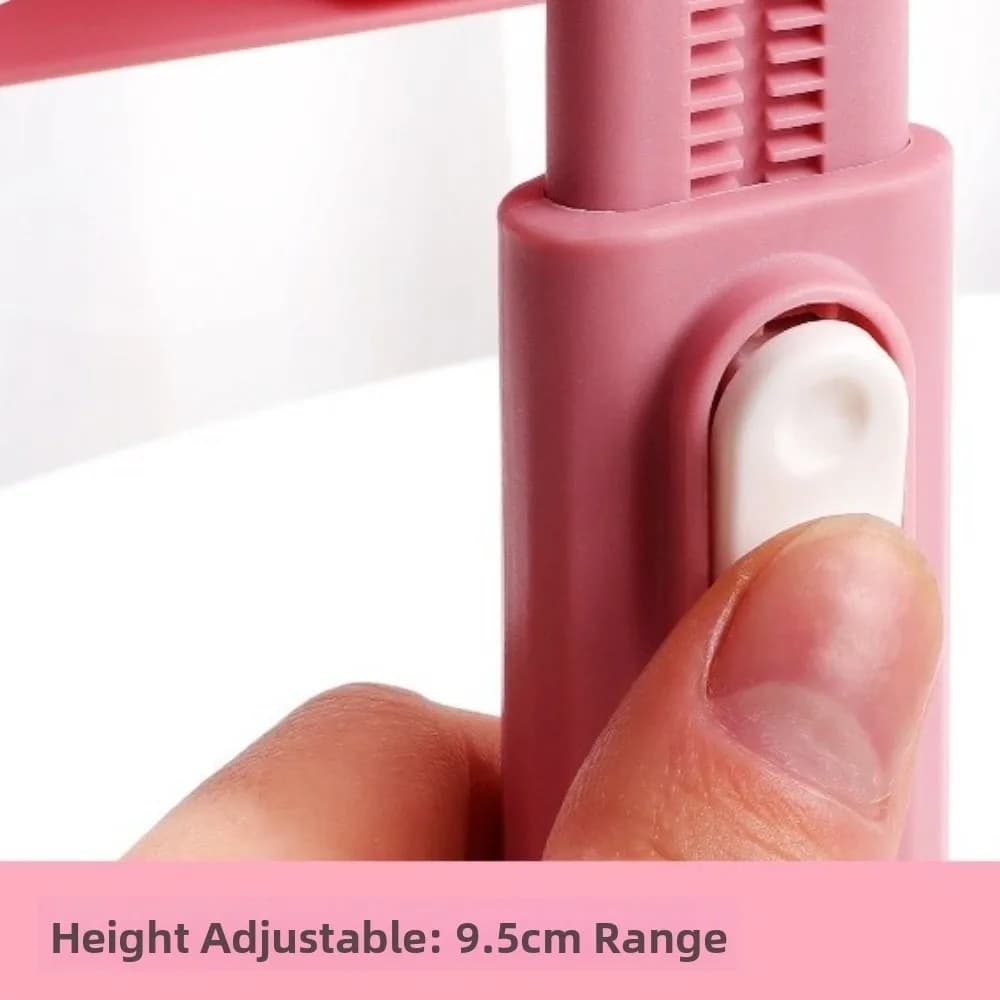 High-adjustable reading rack with clip for page Anti-slip base Tablet book holder Multi-function Foldable