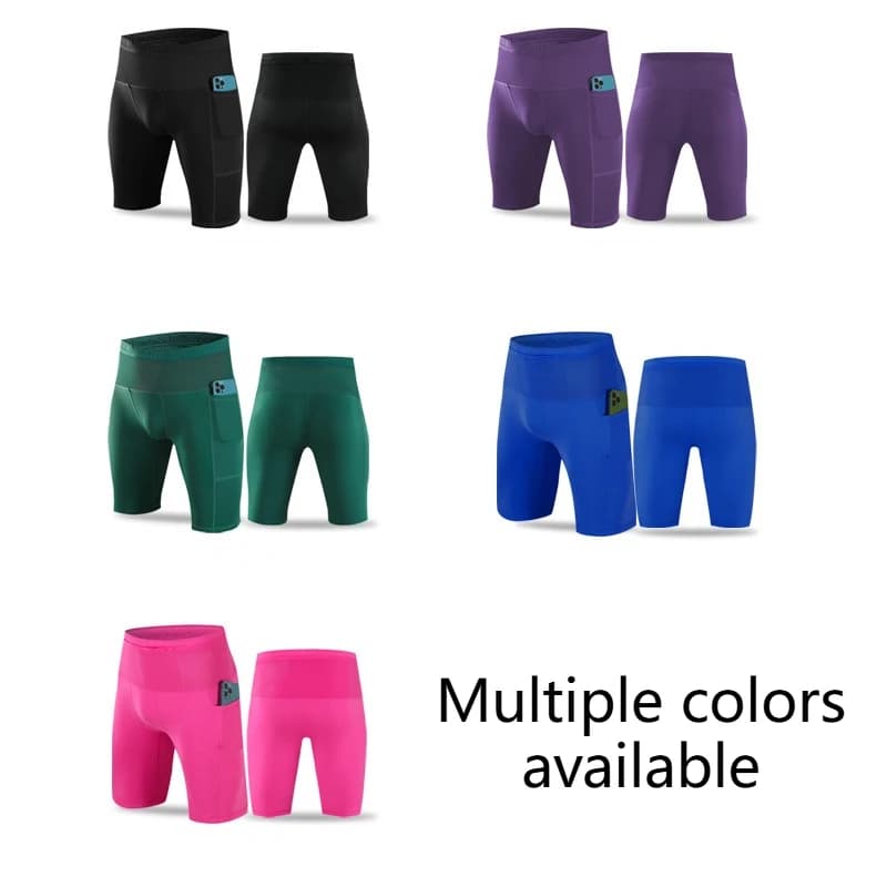 Fast Drying Running Shorts with Waist Pocket for Marathon, Cycling, Fitness, Sport for Men and Women