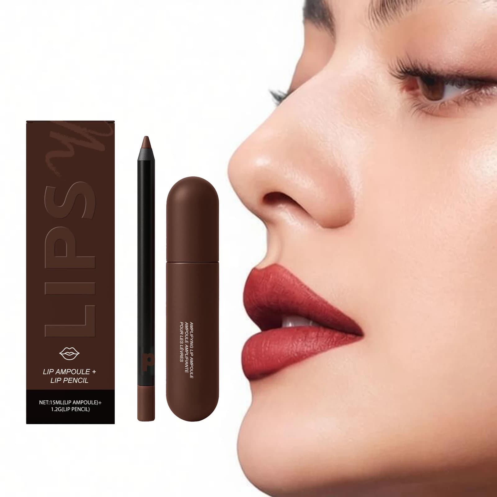 Waterproof Matte Lipliner Pencil Set Long Lasting Non Drying Perfec Lining Filling Lips Moisturizing Plump Lip Color Lip Care