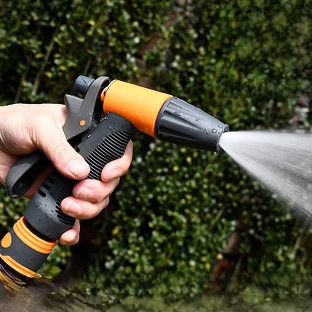Grip Spot Car Wash Rinse Garden Water Hose Nozzle Sprayer For Auto Cleaning RV, Boat Washing, Plant Watering Adjustable Spray