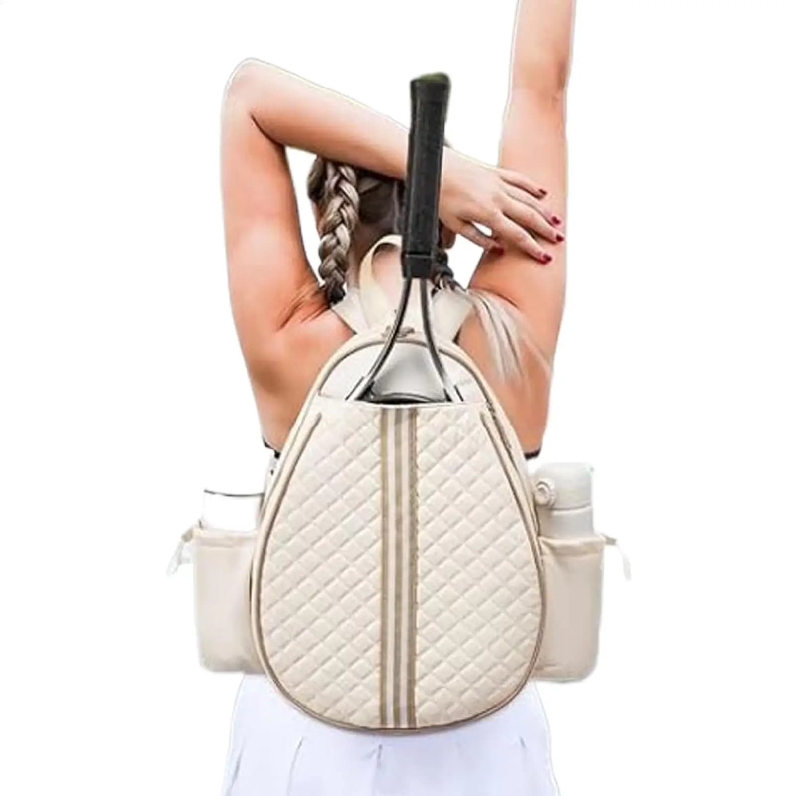 Women's tennis racket waterproof bag, sportswear and multifunctional equipment for girls and men living in the gym