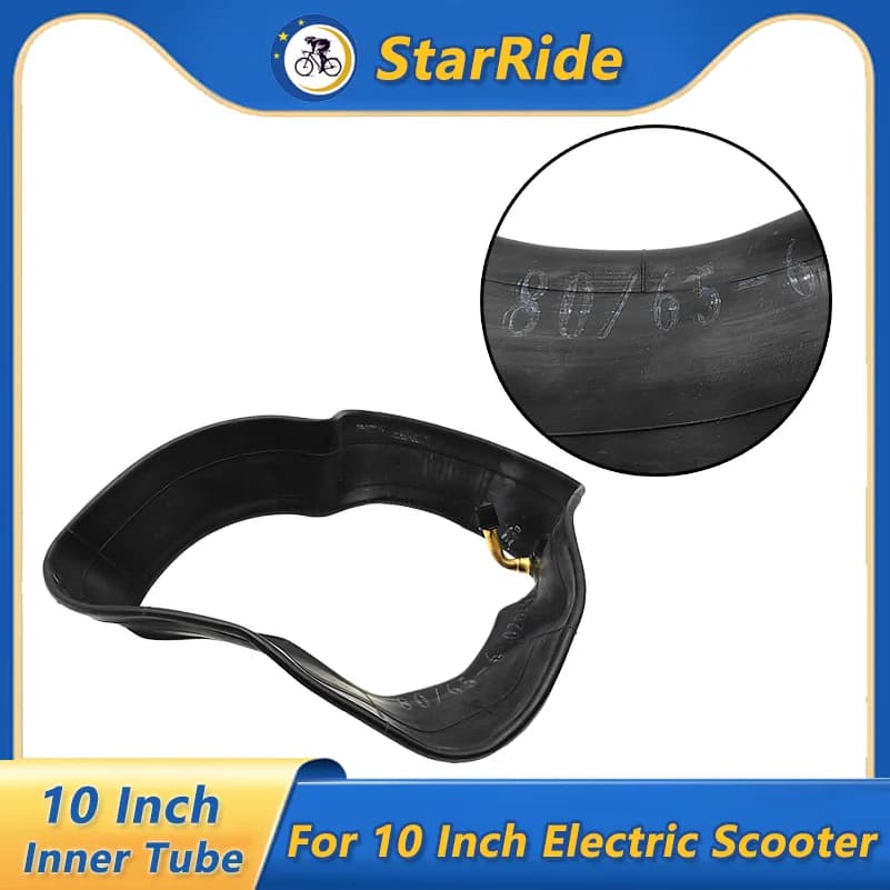 Tubo per Scooter da 10 pollici 80/65-6 per Kaabo Mantis 10 Kugoo M4 Pro G1 Inokim oxo Dualtron Victor Eagle Scooter elettrico pneumatico da 10 pollici