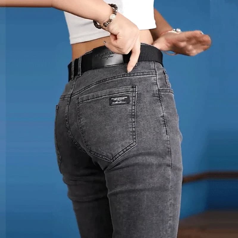 Jeans slim da uomo autunnali Pantaloni skinny classici casual in denim neri Quotidiani per feste in ufficio Pantaloni da cowboy Pantaloni a matita maschili