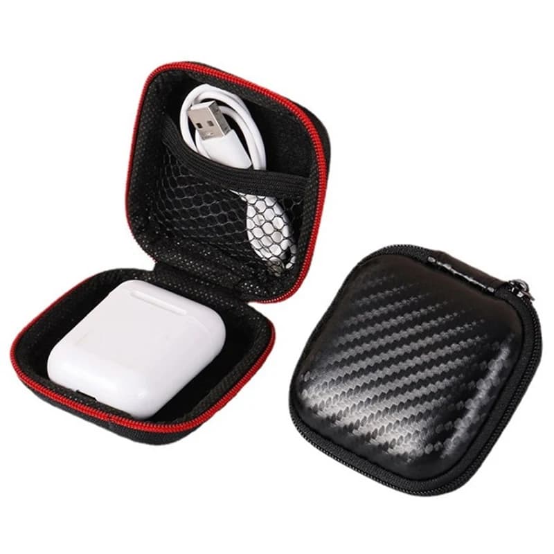 【Scatola organizer per cavi per auricolari, custodia portatile da viaggio con cerniera per auricolari, caricabatterie, scheda TF, borsa per gadget, accessori】