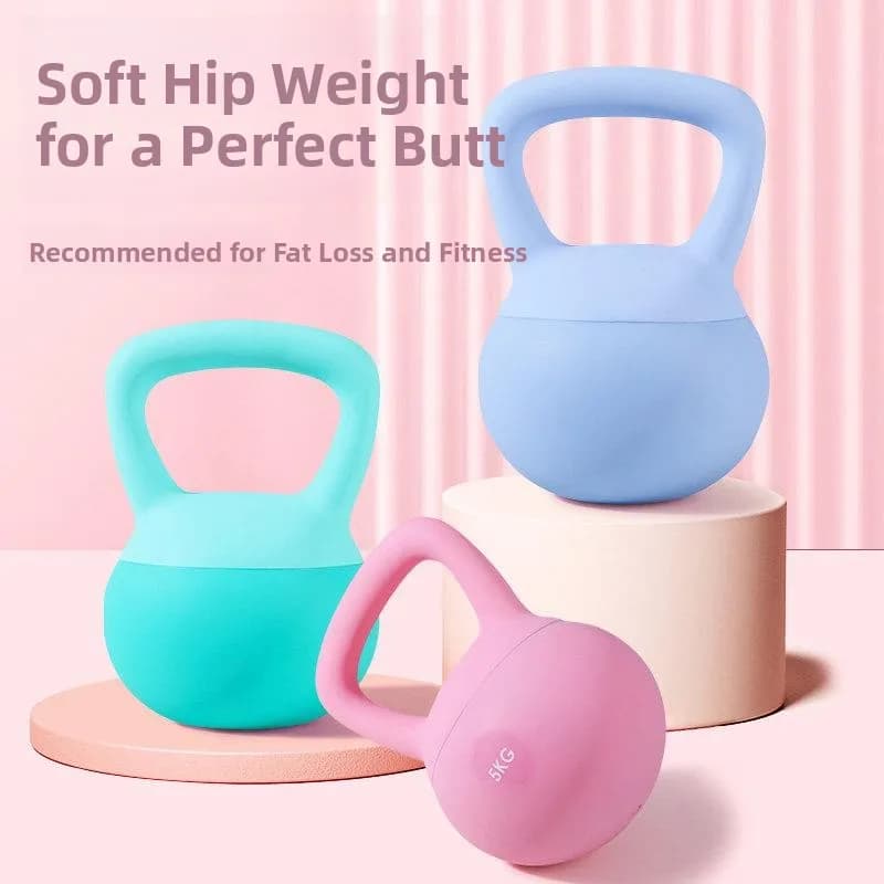 20kg Pair Dumbbells Soft Kettlebell Fitness Home Exercise Equipment for Men And Women Butt Lifting Sports And Bodybuilding