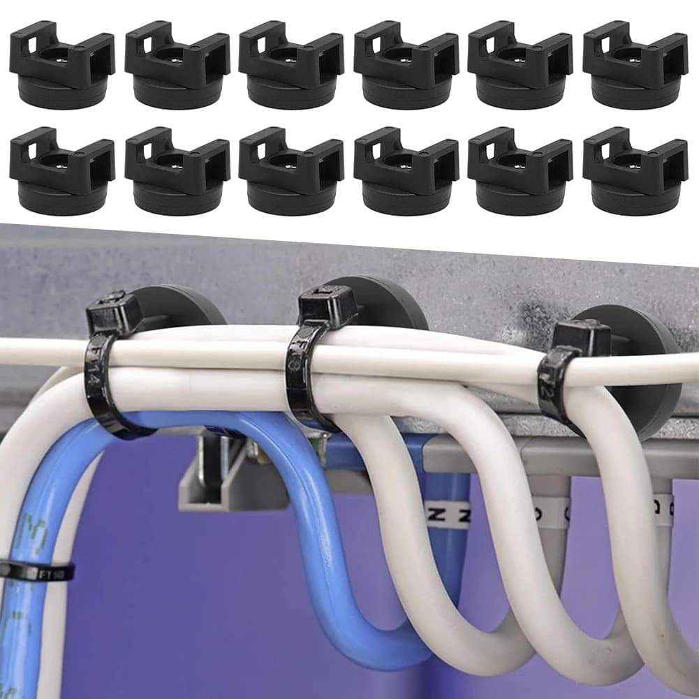 Supporti Magnetici per Cavi, Installazione Senza Foratura, Cablaggio Temporaneo per Cantieri Edili