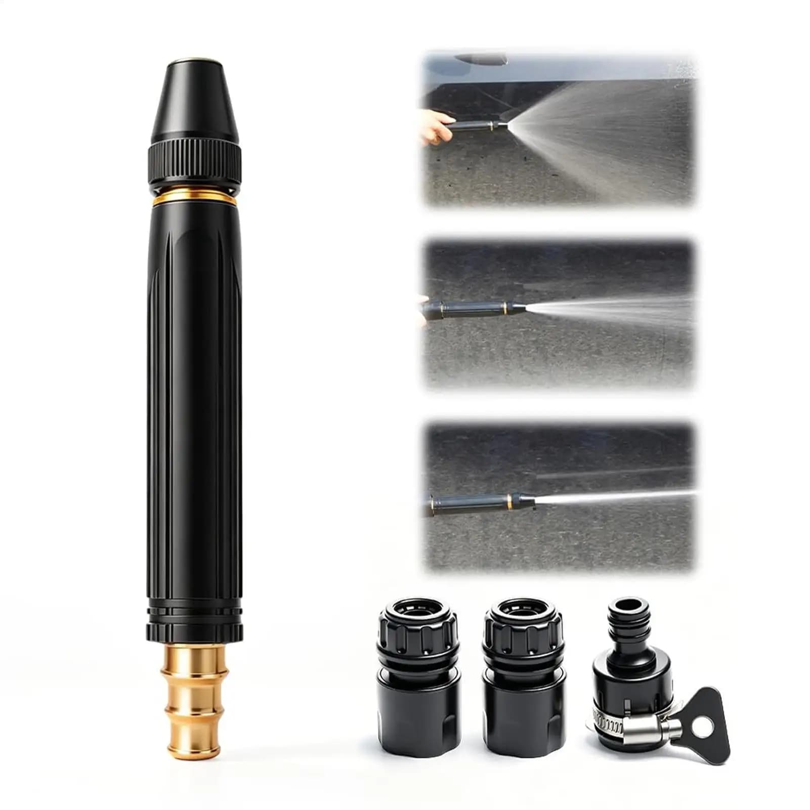High-Pressure Car Wash Water Guns Adjustable Nozzle Car Wash Guns Powerful Sprayer for Car Washing Home Clean Auto Accessories