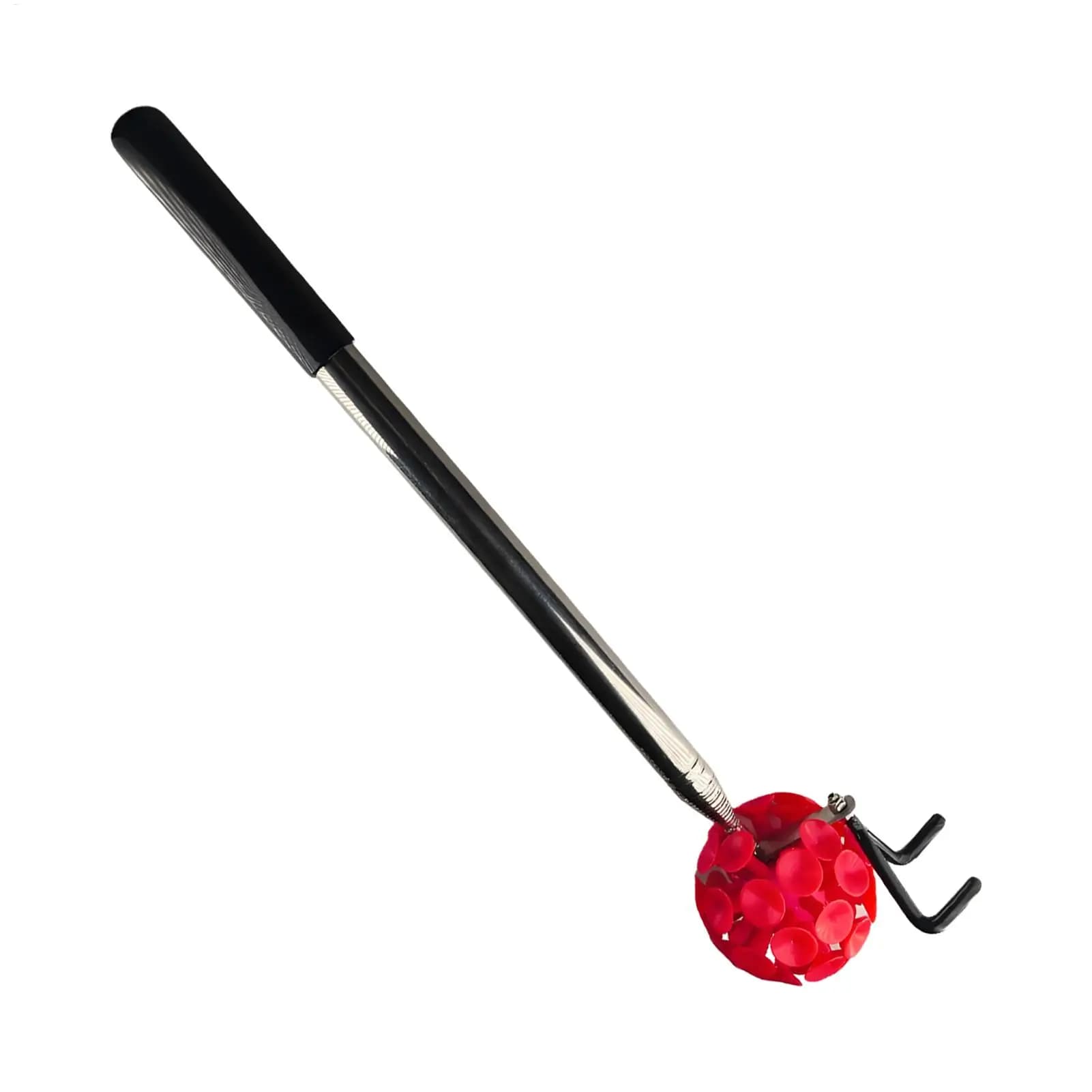Golf Ball Collector Portable Telescopic Suction Cup 4.8 Meters Golf Ball Sucker Collector For Golfers Lawn Water Hazards Rocks