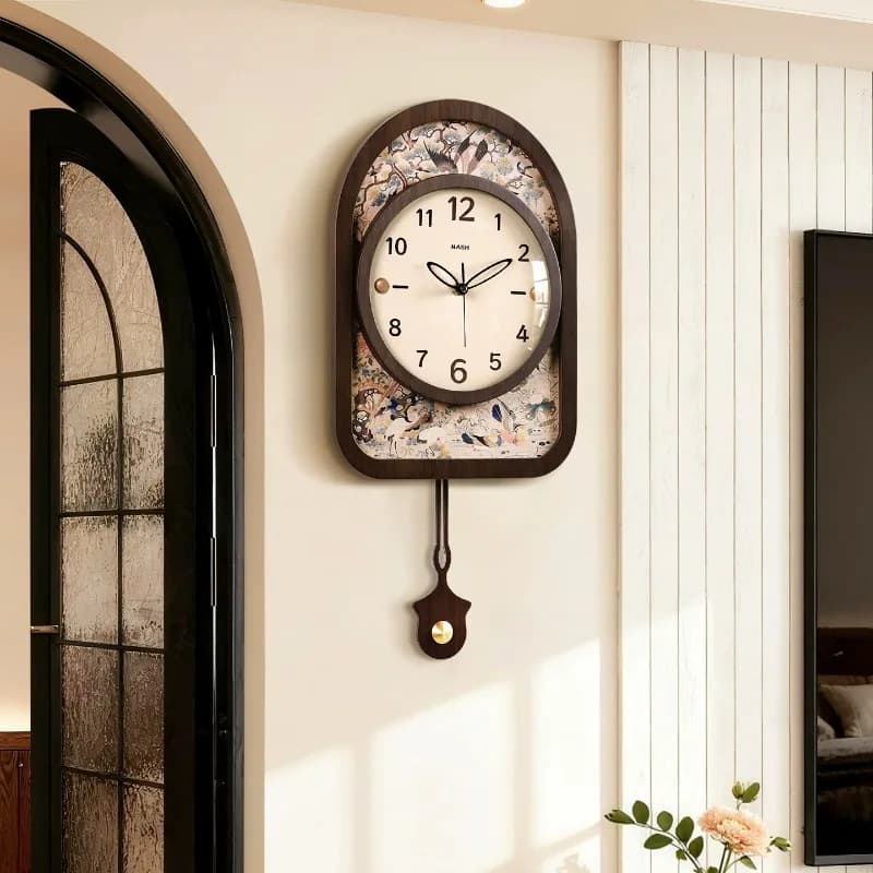 Art Minimalist Luxury Living Room Wall Clock Bedroom Classic Design Wall Clock Unique Aesthetic Modern Home Room Decoration