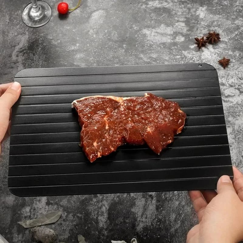Food Grade Aluminum Alloy Quick Thawing Tray For Frozen Food And Meat Thawing Tray For Thawing Household Kitchen Small Tools