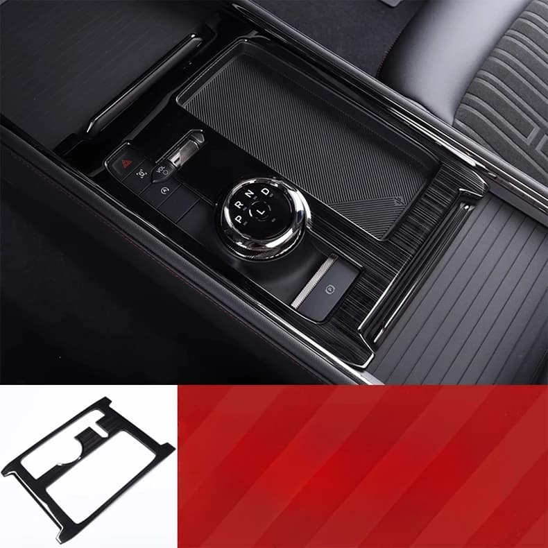 Per Ford Mondeo EVOS 2022-2025 Interni in metallo spazzolato patch aria condizionata sfiato cambio telaio decorativo antigraffio