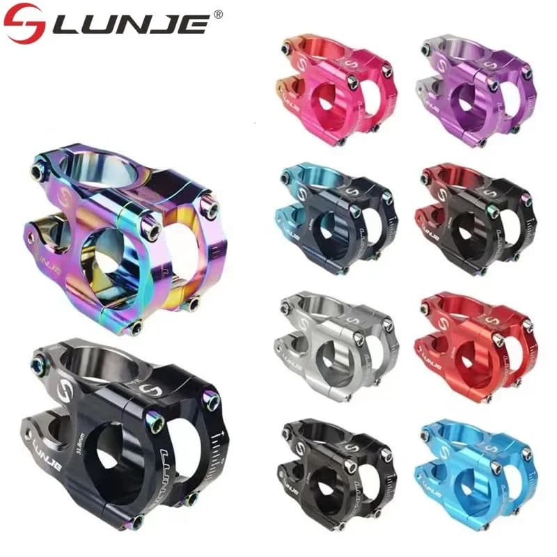 MTB Road Bike Handlebar Bridge for Mountain Bike CNC Short Power 31.8 mm High Strength Climbing Riser