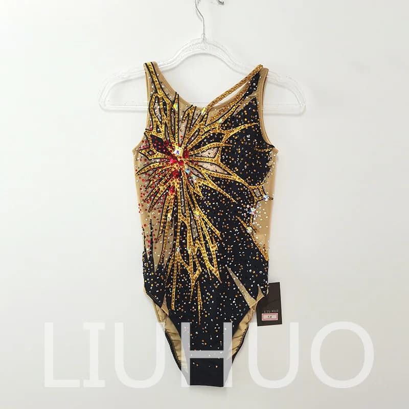 Swimsuit Synchronized with Rhinestone Swimsuit for Girls BD9950 Competition Dress