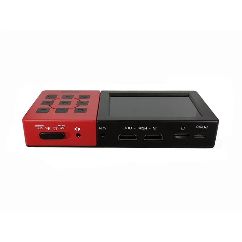 Scheda di Acquisizione Video HDMI 1080P60 con Schermo da 3,5 Pollici, Registratore per Streaming di Giochi Ezcap273a con Microfono per Registrazione e Mixaggio Audio