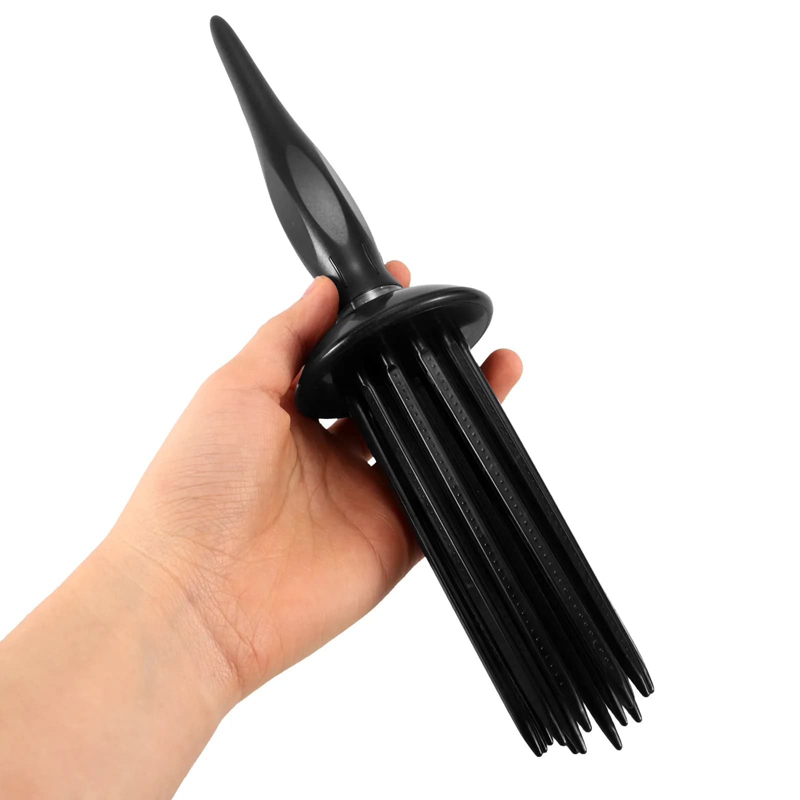 Pettine Arricciacapelli Volumizzante e Modellante per Capelli Ricci, Compatible with Hairdryer, for Professional and Domestic Use, Laptop