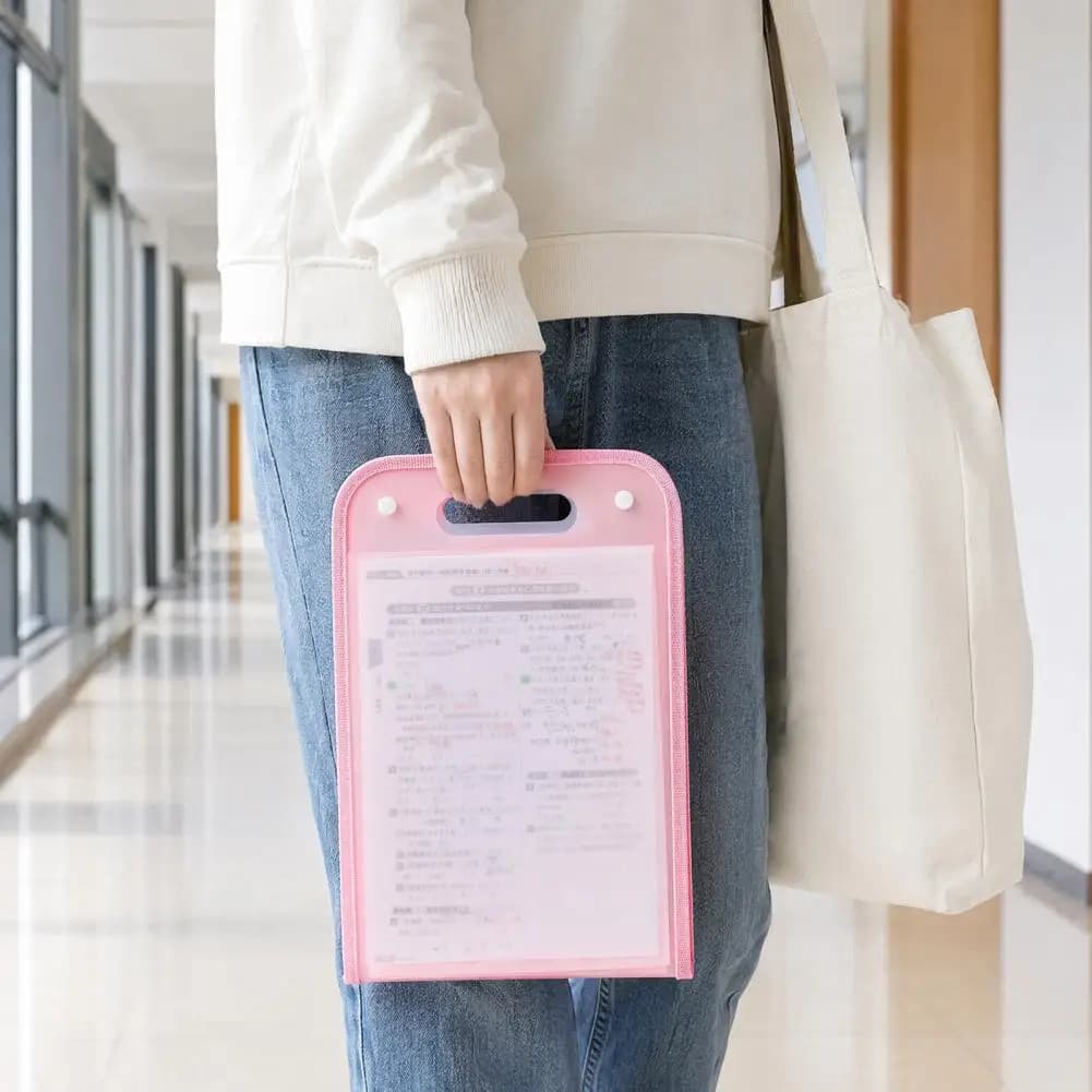 Multi-compartment File Organizer Translucent Vertical Expanding File Organizer with 13 Pockets Accordion Document Folder