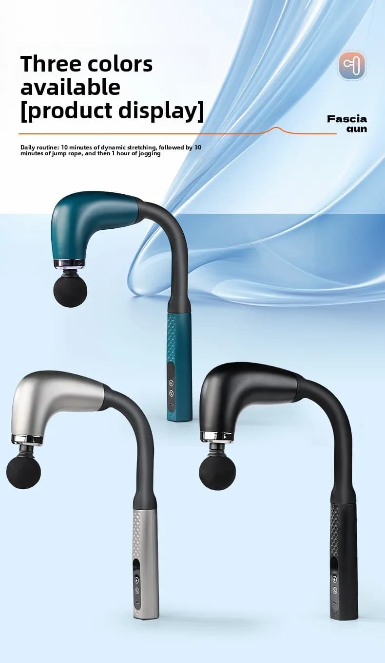 Elbow Fascia Gun Multifunctional Muscle Cervical Massager Waist Back Leg Relaxation Electric Massage Gun