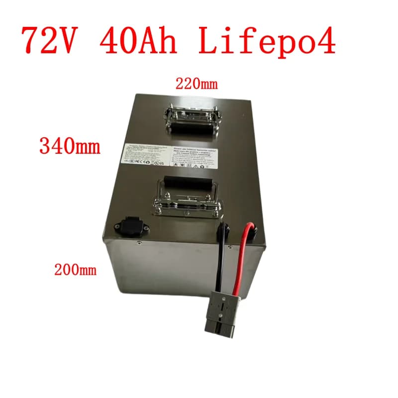 24S 72v 40ah lifepo4 lithium phosphate battery pack BMS for 5000w 3500w Forklift RVs, boats, golf carts, camping equipment