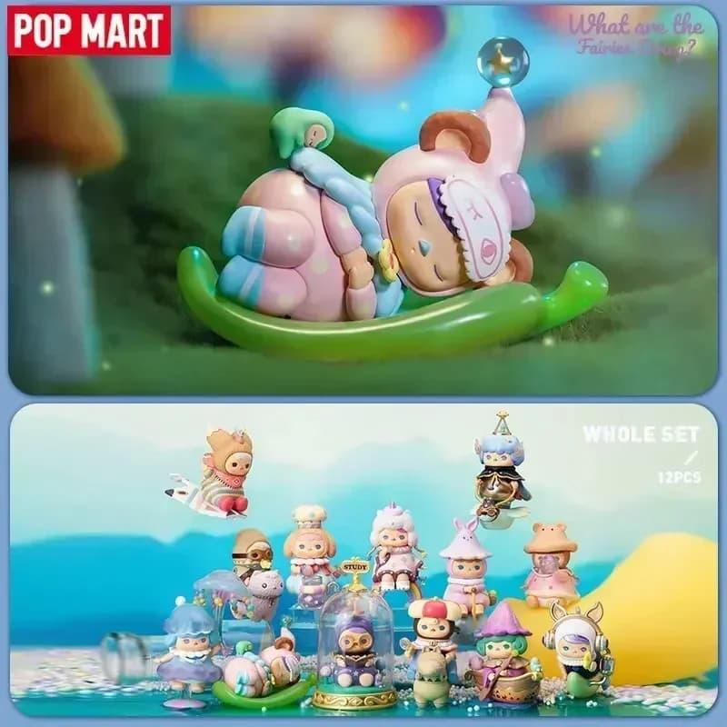 POP MART Pucky Cosa sono le fate che fanno scatola cieca Giocattoli Kawaii Anime Action Figure Sorpresa Genuino originale Scatola misteriosa Ragazze