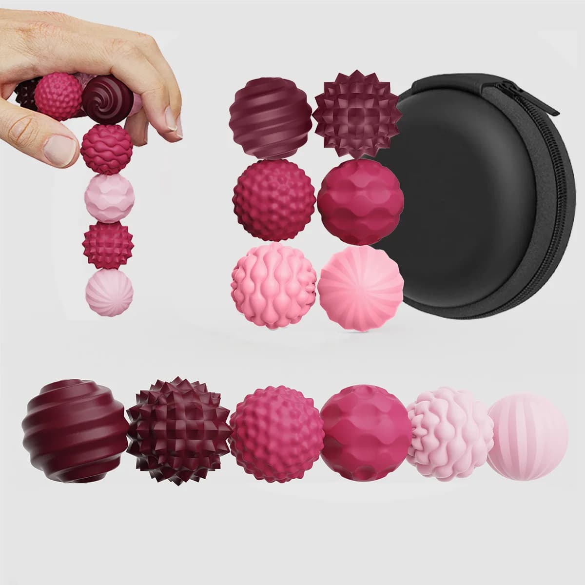 Palline magnetiche in silicone di seconda generazione aggiornate Giocattolo agitarsi Preoccuparsi Autismo Calmante Capretto Adulti Sollievo dallo stress Divertimento creativo sensoriale