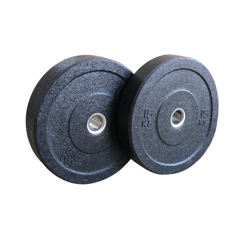 High temperature stainless steel balance, black rubber bumper weight plates