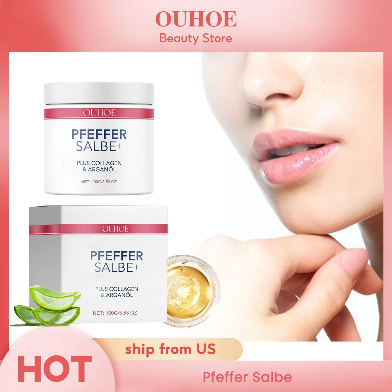 Unguento idratante corpo e viso idratante antirughe umido tenero liscio ringiovanente cura della pelle crema applicatore rinfrescante
