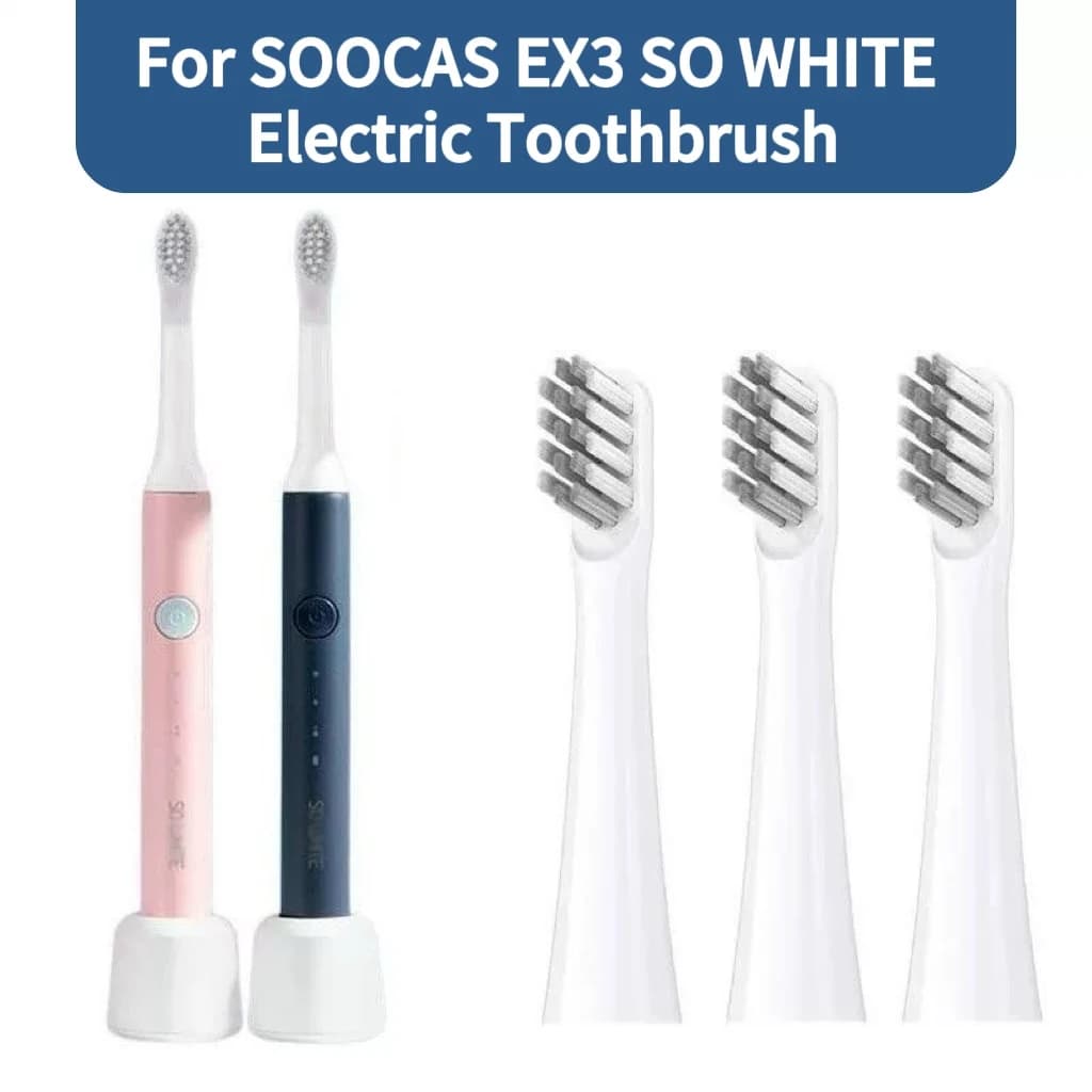 Replacement heads for electric toothbrush for SOOCAS EX3 SO WHITE Electric toothbrush heads Setole, 4-16 pieces