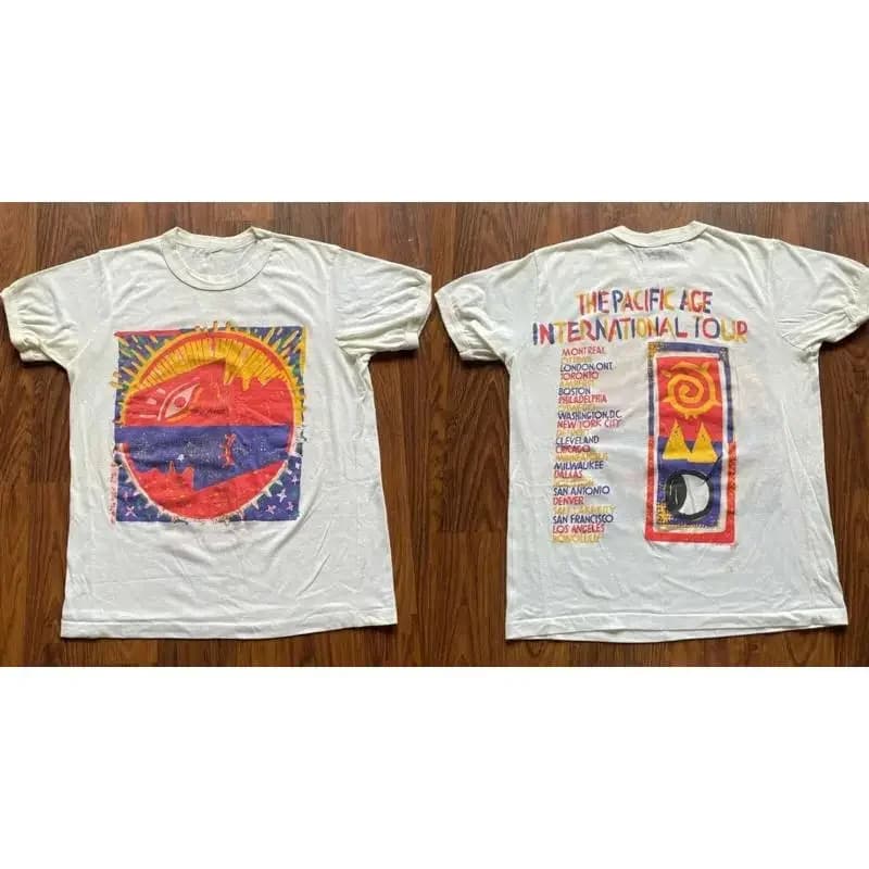 Maglietta 2 Sides Omd Band The Pacific Age International Tour S 5XL
