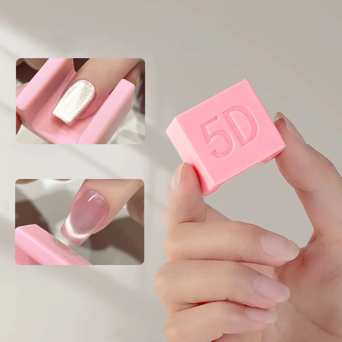 U-shaped magnet for nail art cat eye effect 5D, creative ornaments, nail accessories, special gel tools, DIY tool for velvet nails.