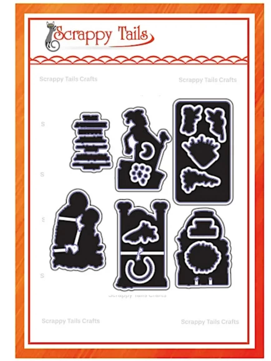 Tarot Skelly Photopolymer Stamp Metal Cutting Dies For Scrapbook Diary Decoration Embossing Template DIY Greeting Card Handmade
