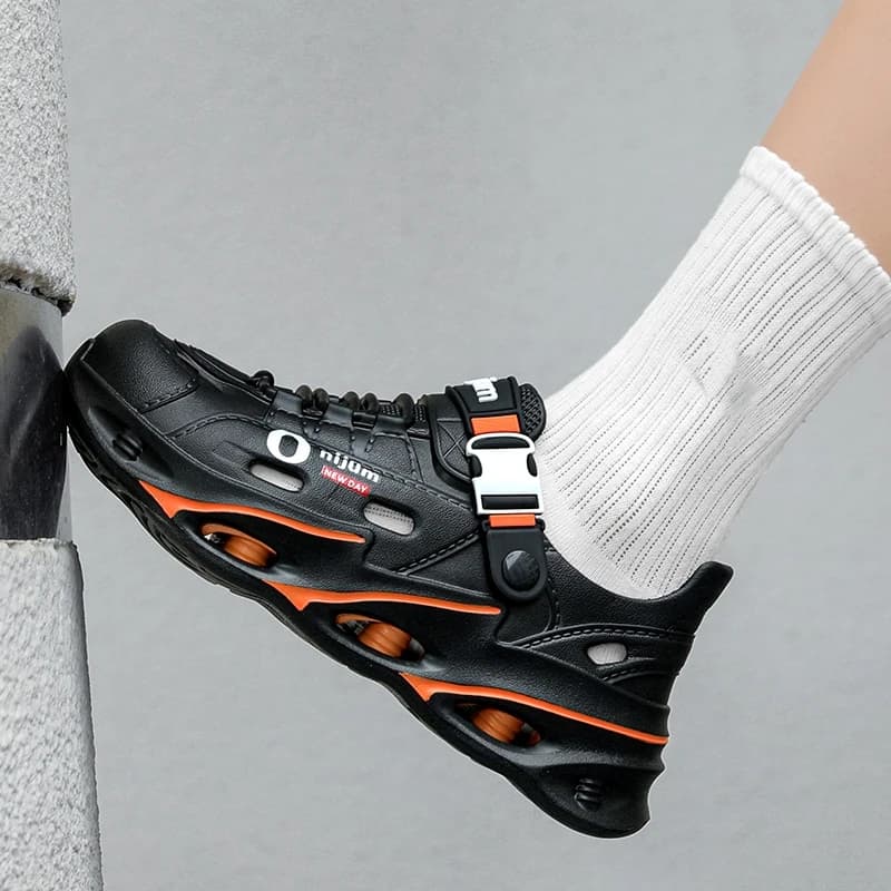 Men's Outdoor Sandals Men's Outdoor Sandals Sports Slippers Beach slides Breathable outdoor shoes Men's casual garden shoes