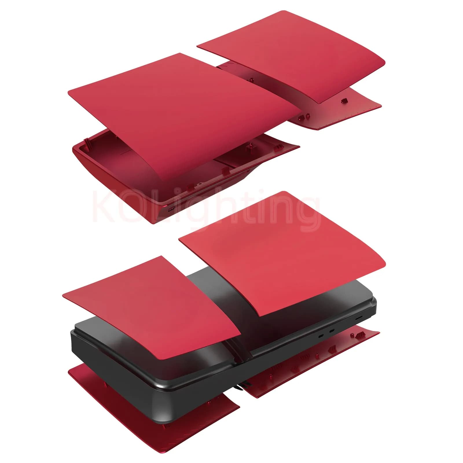 Nuovi accessori per PS5 Pro Console digitale Piastra frontale in plastica dura Sostituzione Shell Copertura colorata Versione digitale Pro
