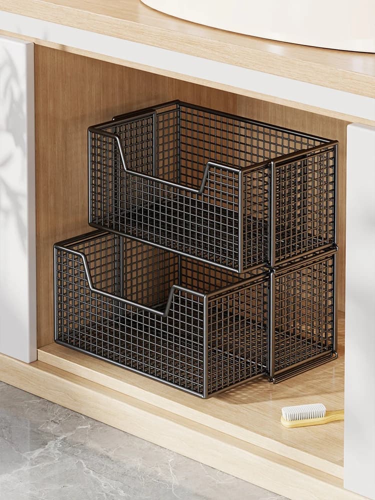 Bathroom Sink Storage Rack Pull out Drawer Toilet Paper Shelf Bathroom Cabinet Organizer Stainless Steel Toilet Storage
