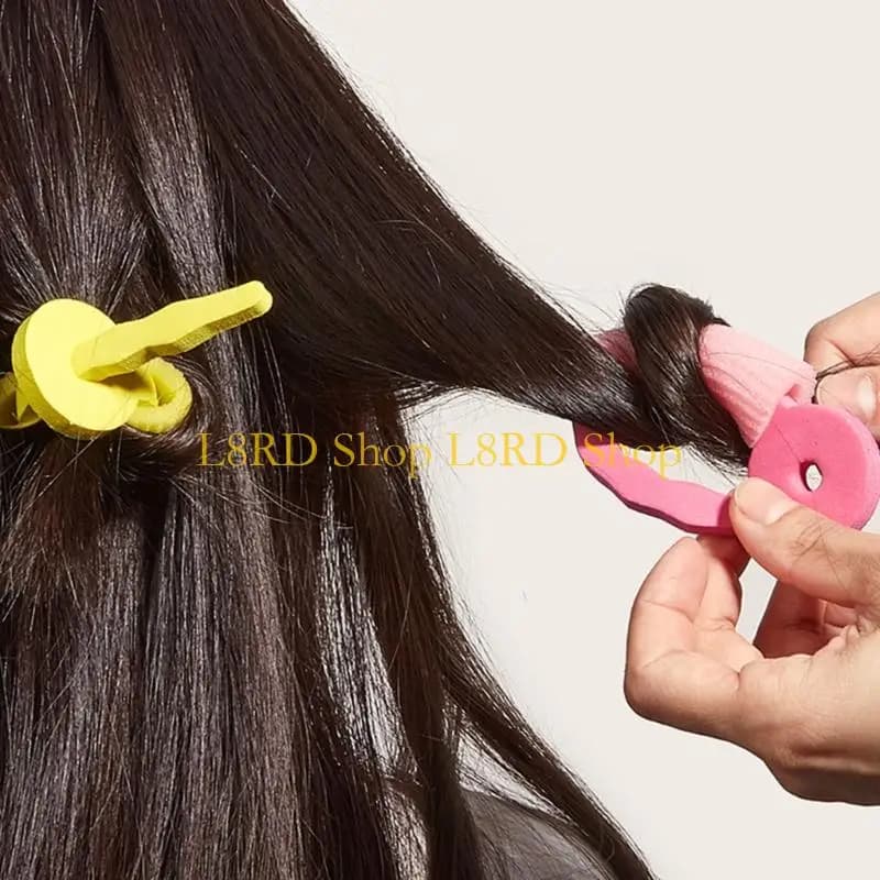 L8rd 3pcs foam sponge rollers for hair curlers to sleep with bigodins without heat