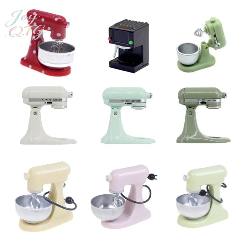 1:12 Miniature di case delle bambole fai-da-te Accessori Simulazione di casa delle bambole Mixer Modello Giocattolo Casa delle bambole Mini Frullatore Decorazione della cucina