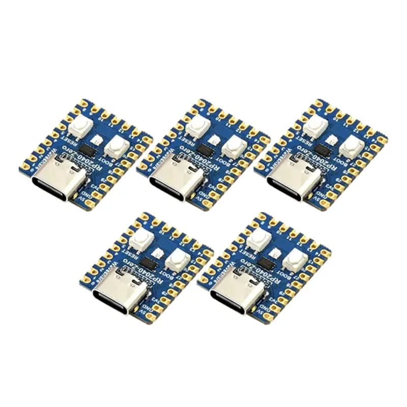 ABZZ-RP2040-Zero Microcontroller Development Card for Raspberry Pi RP2040 with Cortex M0+ dual-core processor and 2MB Flash memory