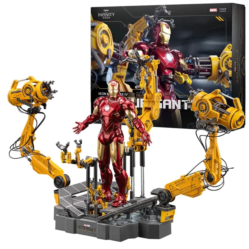Zd Giocattoli Suit Up Gantry Con MK4 iron man Gantry Originale 1/10 Tony Stark Modello Action Figure Da Collezione Giocattolo Regalo Per Il Capretto