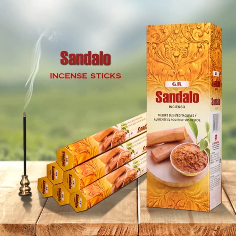 120 bastoncini/lotto Legno di sandalo naturale OUDH bastoncini di incenso indiano Purificazione dell'aria Deodorizzazione Aromaterapia Profumi per la casa