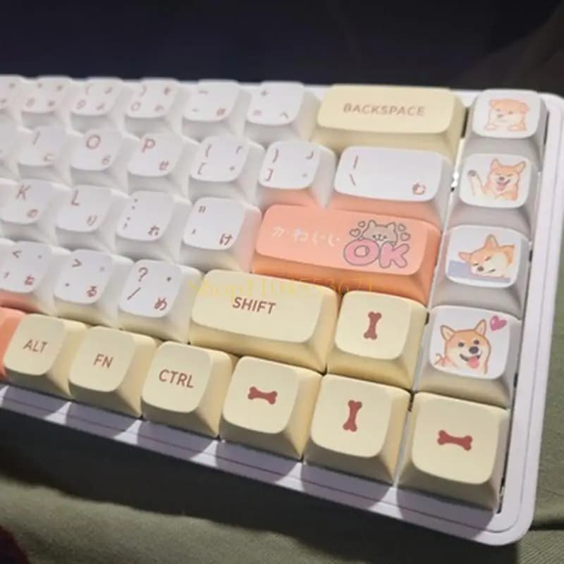 Best Seller QX Profile Keycaps Set sublimazione del colorante PBT per tastiera da gioco meccanica 139